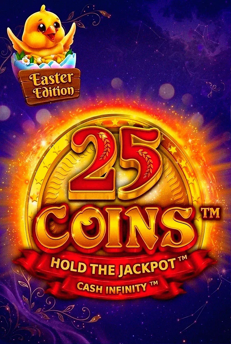 25 coins hold the jackpot cash infinity